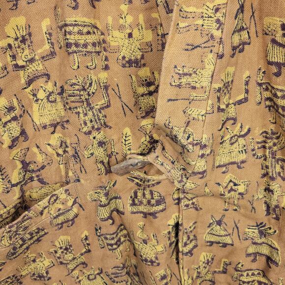 Vtg Chicos Shawl Cardigan Womens Medium Kimono Lagenlook Cottagecore Art To Wear - Picture 9 of 12